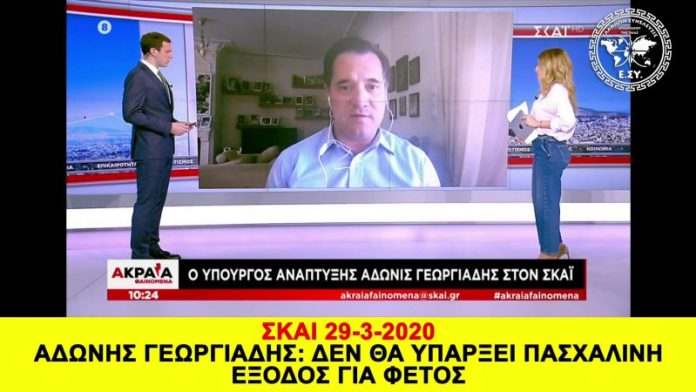 ΔΕΝ ΘΑ ΥΠΑΡΞΕΙ ΠΑΣΧΑΛΙΝΗ ΕΞΟΔΟΣ ΓΙΑ ΦΕΤΟΣ