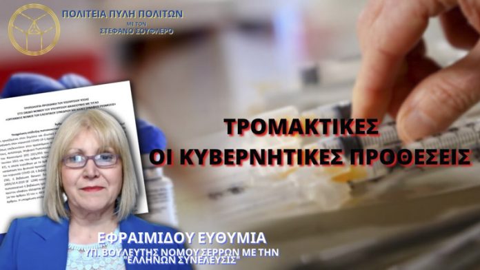 ΤΡΟΜΑΚΤΙΚΕΣ ΟΙ ΚΥΒΕΡΝΗΤΙΚΕΣ ΠΡΟΘΕΣΕΙΣ