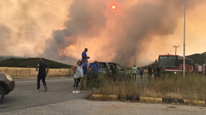 Δείτε βίντεο - Κάηκαν σπίτια εκτός οικισμού - Εισήγηση για εκκένωση από την πυροσβεστική, χωρίς να έχει δοθεί ακόμα επίσημη εντολή - Ισχυρές πυροσβεστικές δυνάμεις δημιουργούν αντιπυρικές ζώνες για την προστασία του οικισμού - «Η φωτιά είναι 500 μέτρα μακριά από τα σπίτια μας, φοβόμαστε ότι τα Βίλια θα καούν » λένε οι κάτοικοι - Δήμαρχος Μάνδρας: «Έχει ξεφύγει η κατάσταση»