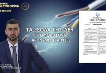 ΤΑ ΕΣΟΔΑ ΤΗΣ ΔΕΗ ΤΡΟΦΟΔΟΤΟΥΝ ΑΝΩΝΥΜΕΣ ΕΤΑΙΡΕΙΕΣ